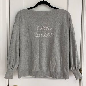 With love loft grey sweater